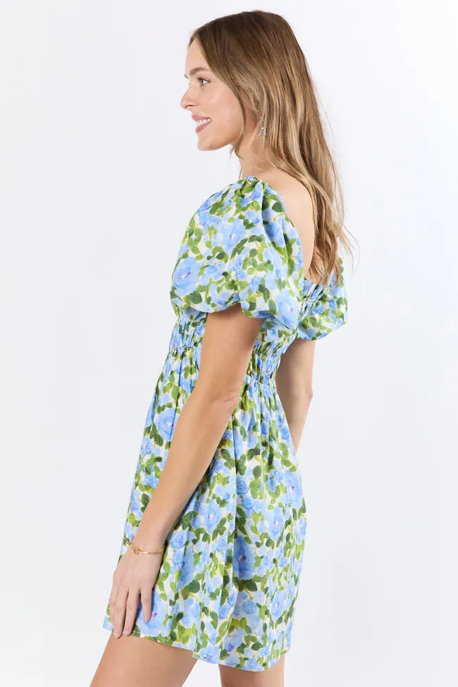 Felt Like It Multi Floral Smocked Mini Dress FINAL SALE sold by Pink Lily product image thumbnail 4