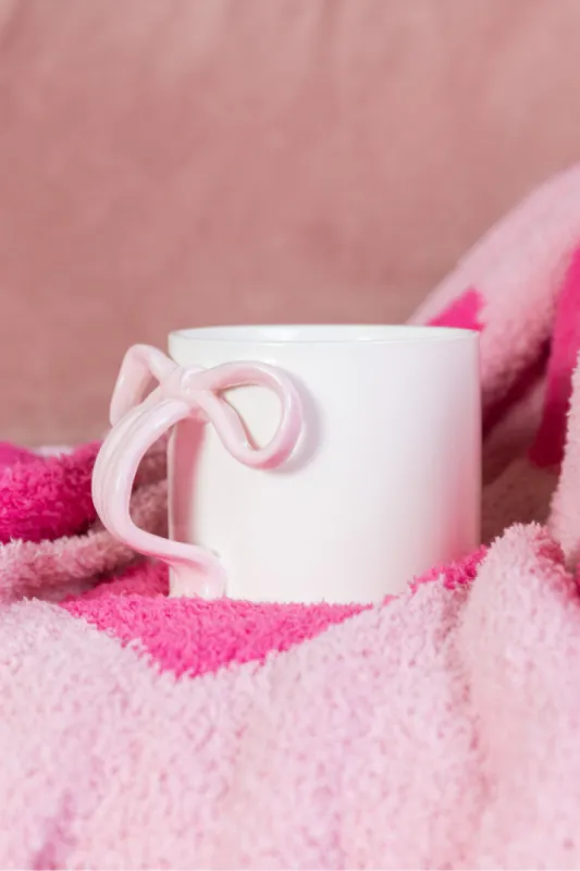 Pink Bow Mug sold by Pink Lily
