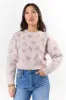 Grand Measures Light Pink Floral Sweater FINAL SALE sold by Pink Lily