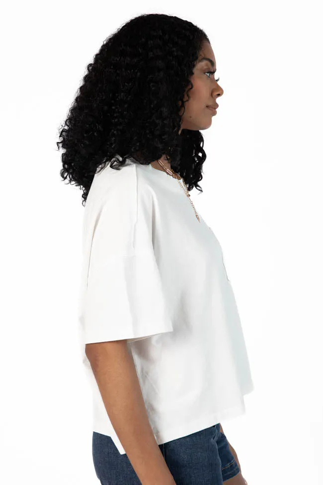 Perfect Staple Ivory Soft Knit Pocket Tee sold by Pink Lily product image thumbnail 4