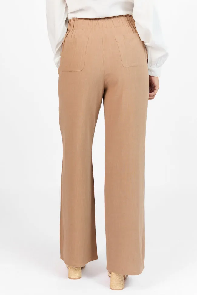 Wish For This Mocha Linen Blend Trousers FINAL SALE sold by Pink Lily product image thumbnail 5