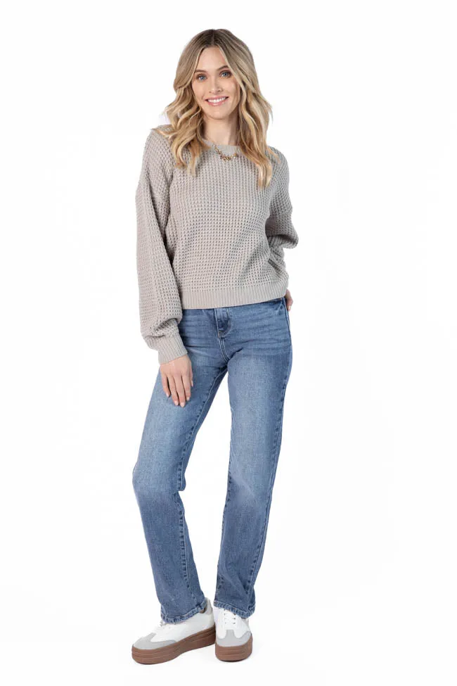 Raleigh Medium Wash Straight Leg Jeans FINAL SALE sold by Pink Lily product image thumbnail 2