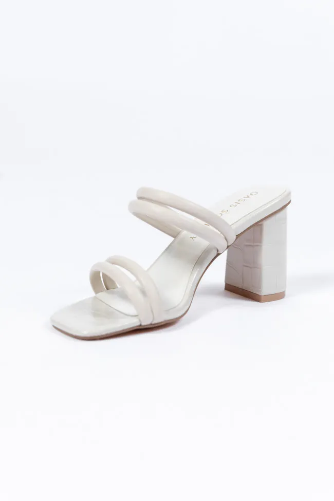 Elaine Beige Strap Heels FINAL SALE sold by Pink Lily product image thumbnail 5
