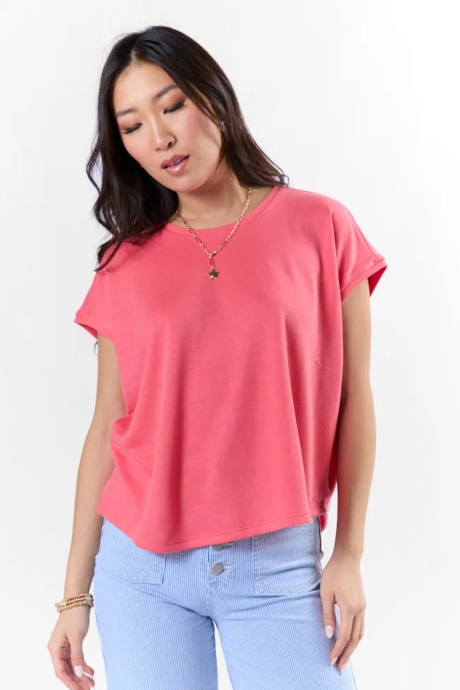 My Type Of Coral Knit Tee FINAL SALE sold by Pink Lily product image thumbnail 3