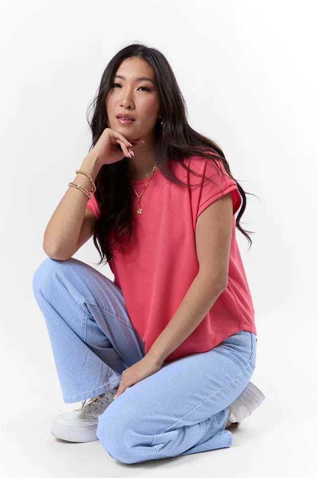 My Type Of Coral Knit Tee FINAL SALE sold by Pink Lily product image thumbnail 2