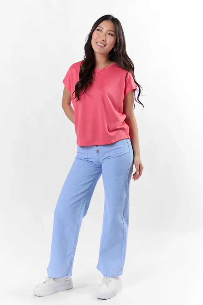My Type Of Coral Knit Tee FINAL SALE sold by Pink Lily product image thumbnail 4