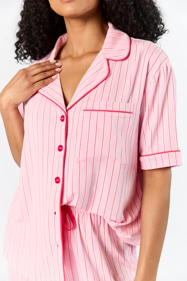 Good To Get Away Pink and Red Stripe Top FINAL SALE sold by Pink Lily product image thumbnail 3
