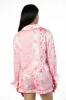 Dont Wake Me Up Pink Multi Floral Long Sleeve Satin Pajama Top SALE sold by Pink Lily