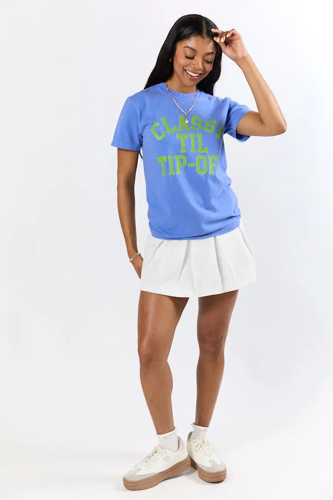Classy Til Tip-Off Flo Blue Comfort Colors Graphic Tee sold by Pink Lily product image thumbnail 2