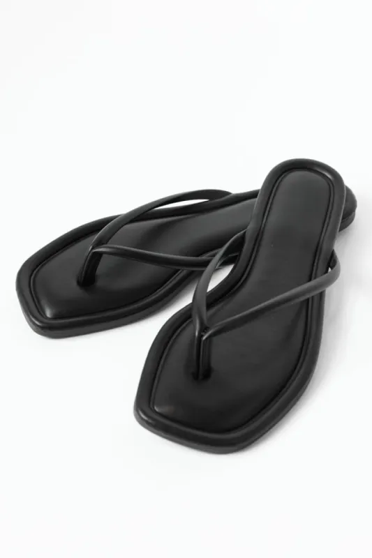 Sandy Black Flip Flops SALE made by TOP Moda