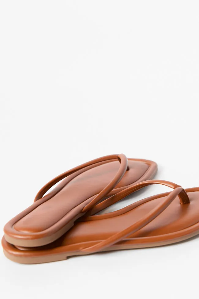 Sandy Brown Flip Flops FINAL SALE sold by Pink Lily product image thumbnail 5