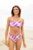 Going Swimmingly Multi Plaid Printed Ruffle Bikini Top FINAL SALE sold by Pink Lily