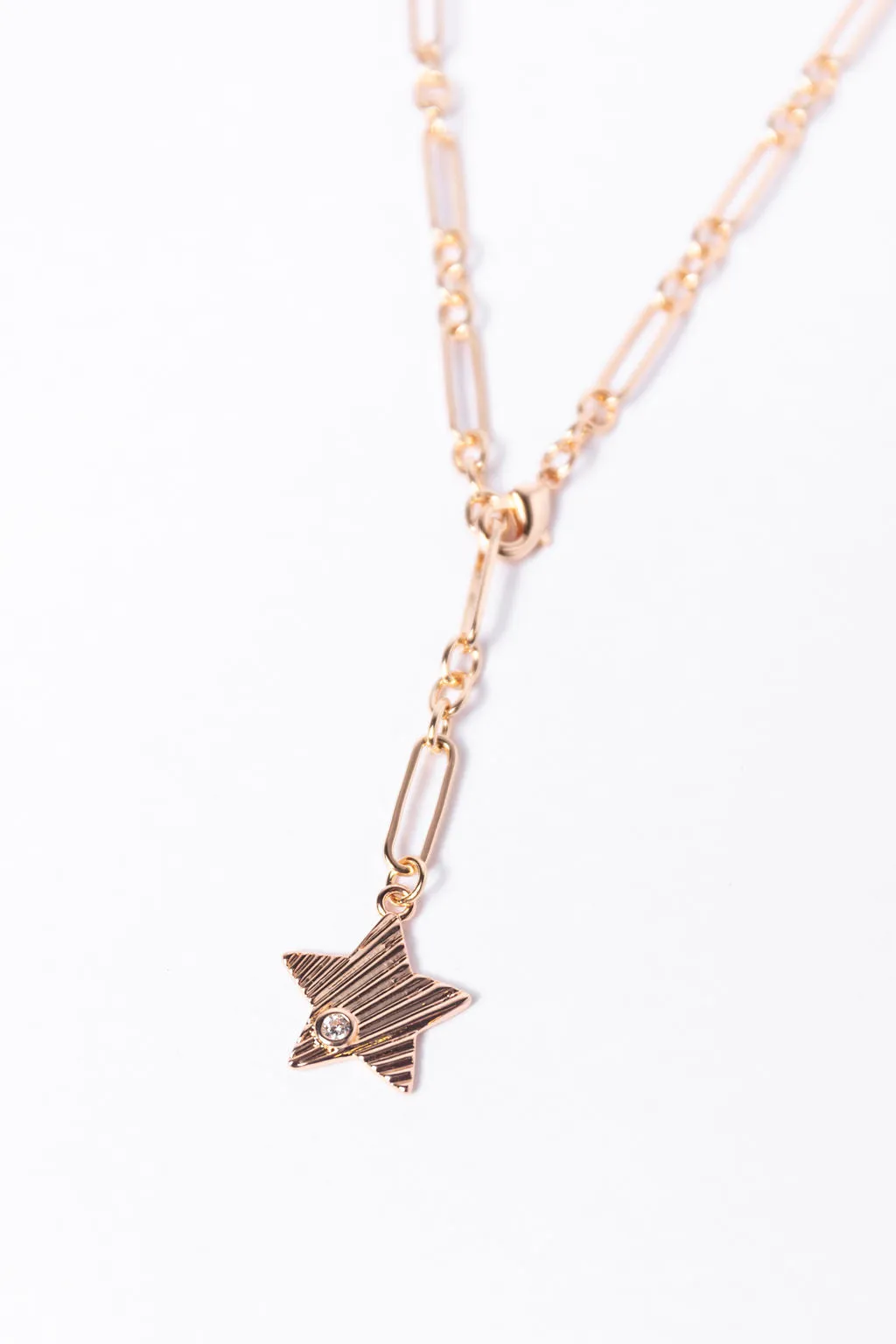 Star Dangle Gold Necklace FINAL SALE sold by Pink Lily product image thumbnail 2