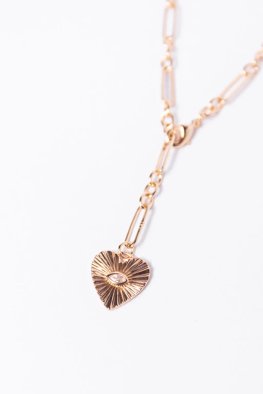 Two Layer Necklace with Big Heart FINAL SALE sold by Pink Lily product image thumbnail 2