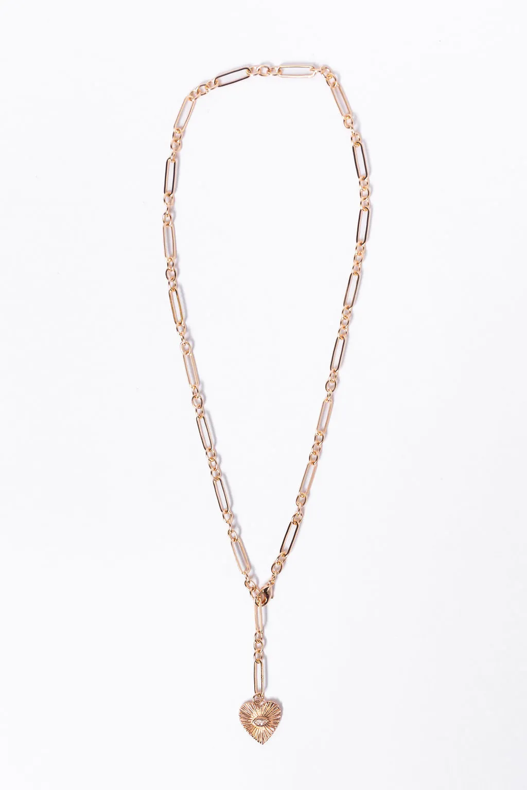 Two Layer Necklace with Big Heart FINAL SALE sold by Pink Lily