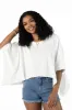 Great Days Ahead Ivory Asymmetrical Hem Tee FINAL SALE sold by Pink Lily