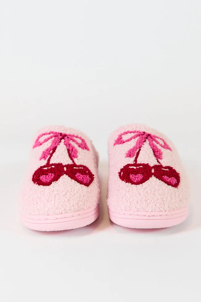 Cherry Bow Slippers FINAL SALE sold by Pink Lily product image thumbnail 4