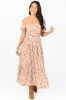 The Same Hymn Multi Printed Off The Shoulder Top and Skirt Set SALE sold by Pink Lily