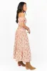 The Same Hymn Multi Printed Off The Shoulder Top and Skirt Set SALE sold by Pink Lily