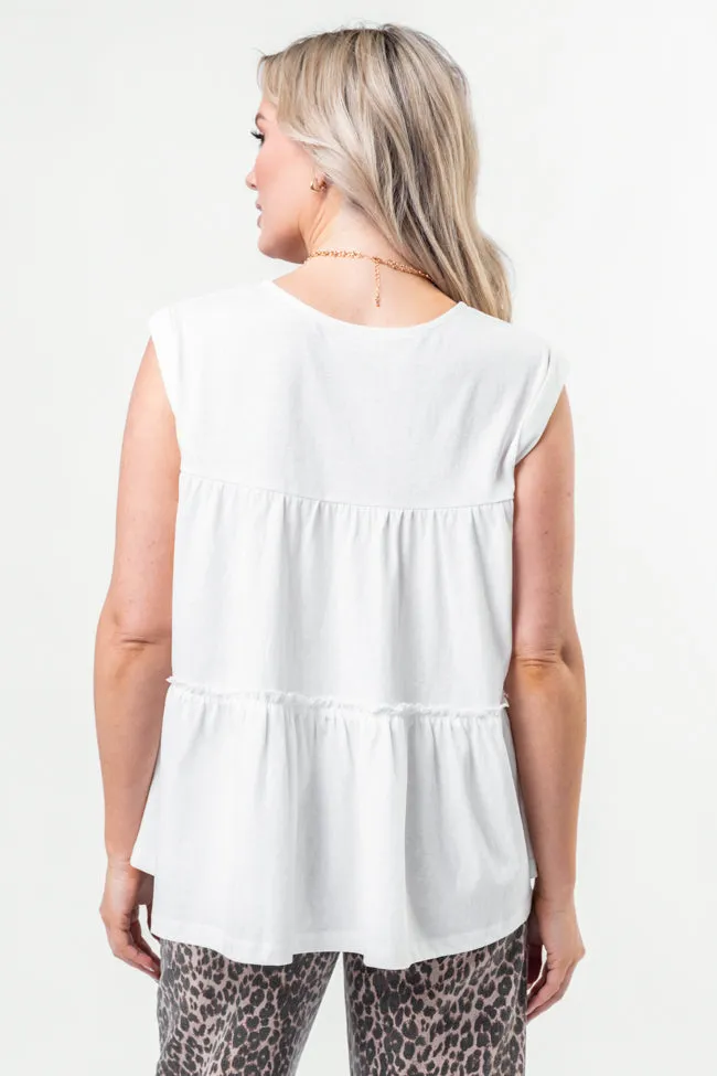 Treasured Times White Oversized Knit Top FINAL SALE sold by Pink Lily product image thumbnail 4