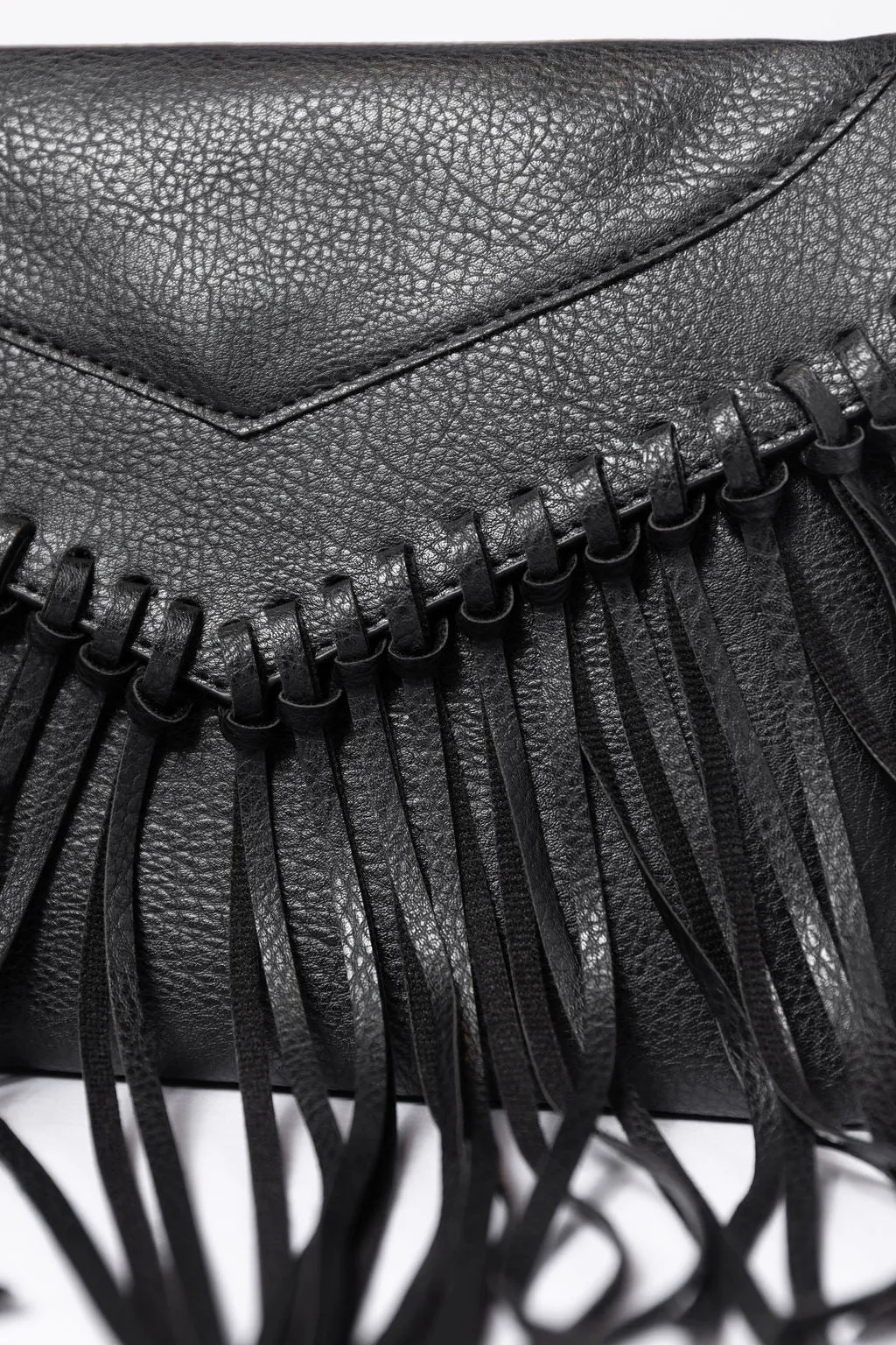 Black Fringe Handbag SALE sold by Pink Lily product image thumbnail 2