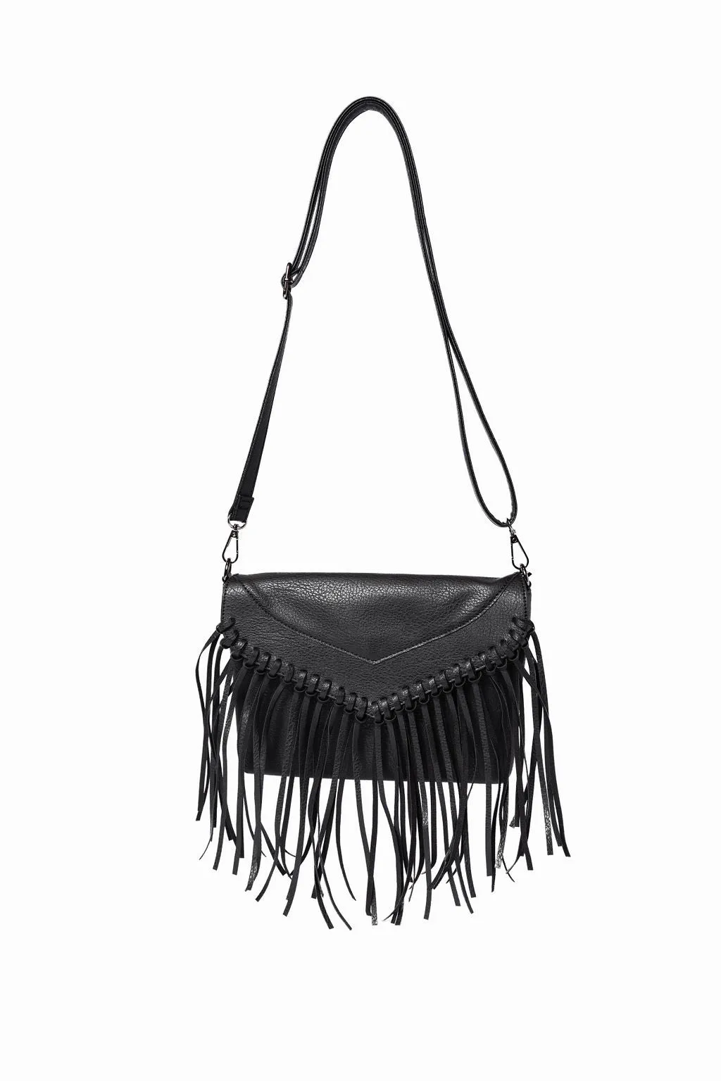Black Fringe Handbag SALE sold by Pink Lily product image thumbnail 3