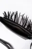 Black Fringe Handbag SALE sold by Pink Lily