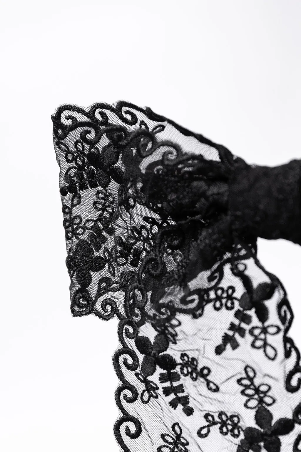 Black Lace Hair Bow FINAL SALE sold by Pink Lily product image thumbnail 3