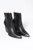 Ellison Black Pointed Toe Bootie sold by Pink Lily