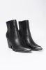 Ellison Black Pointed Toe Bootie sold by Pink Lily