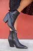 Ellison Black Pointed Toe Bootie sold by Pink Lily