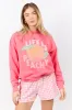 Life Is Peachy Light Red Graphic Sweatshirt SALE sold by Pink Lily
