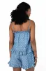 Perfect Playlist Blue Printed Chambray Set sold by Pink Lily