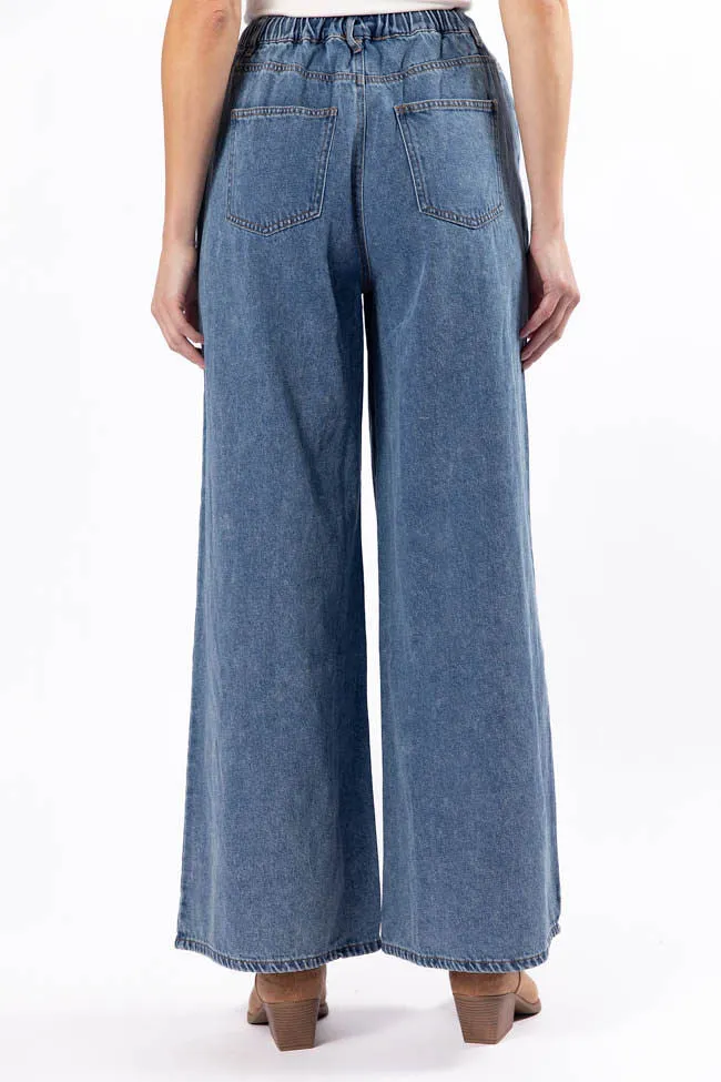 Callahan Drawstring Waist Loose Chambray Pants FINAL SALE sold by Pink Lily product image thumbnail 5