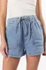 Reach For Me Medium Wash Pull On Chambray Shorts sold by Pink Lily