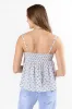 Sweet As Can Be Blue Cherry Gingham Print Tank sold by Pink Lily