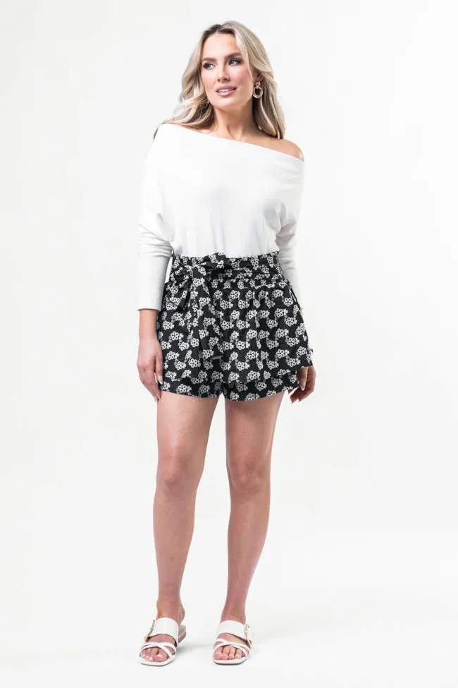 Garden Gathering Black Belted Floral Skort FINAL SALE sold by Pink Lily product image thumbnail 2