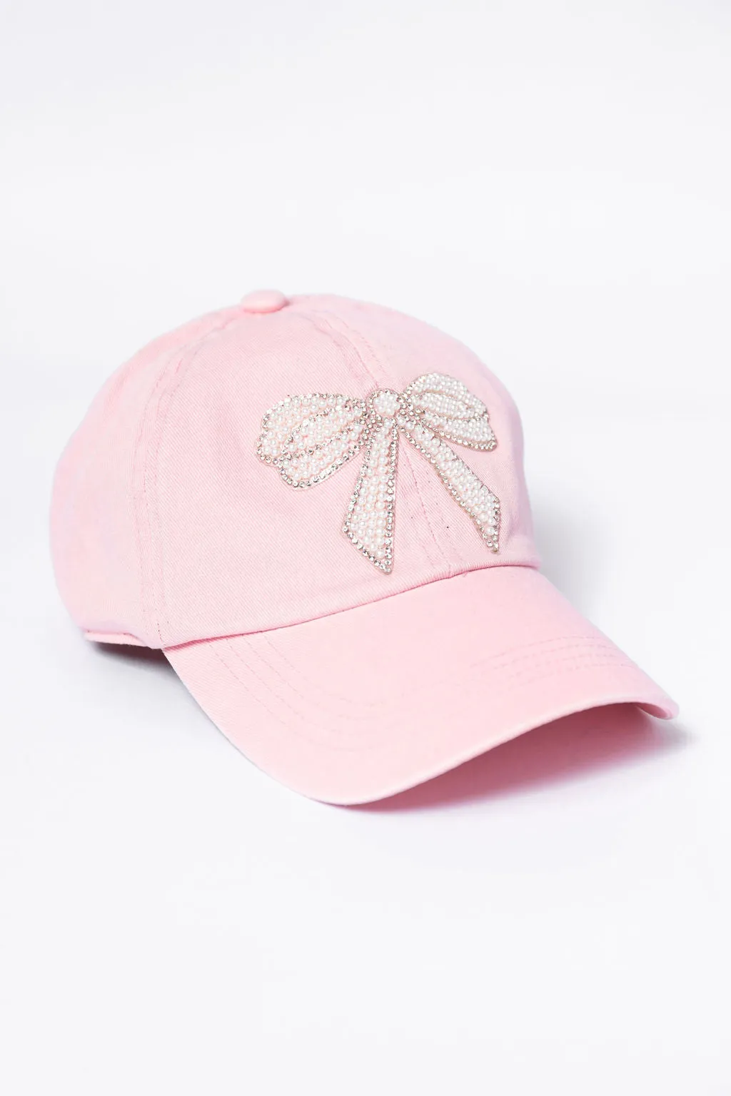 Pink Pearl Bow Hat FINAL SALE sold by Pink Lily product image thumbnail 3