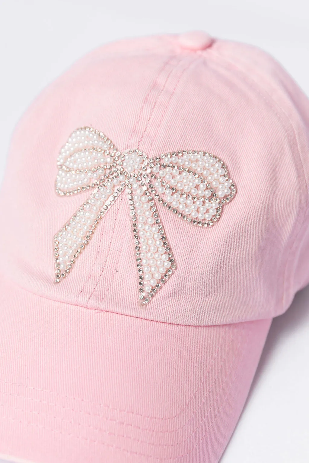 Pink Pearl Bow Hat FINAL SALE sold by Pink Lily product image thumbnail 2