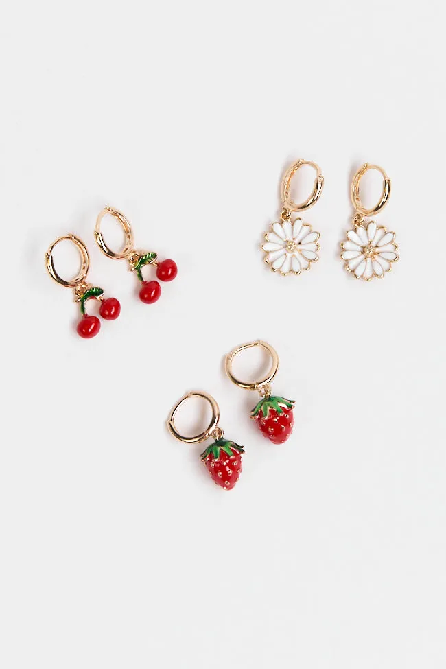 Fruit Basket Earring Set FINAL SALE sold by Pink Lily