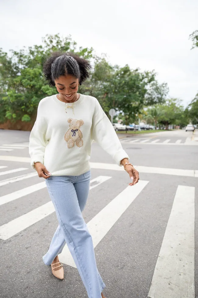 Too Much To Bear Ivory Sweater FINAL SALE sold by Pink Lily product image thumbnail 2