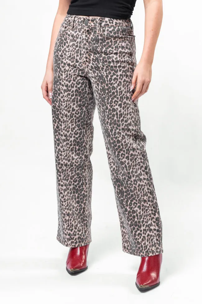 Primal Instincts Wide Leg Leopard Jeans sold by Pink Lily product image thumbnail 2