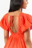 Almost Daylight Red Bubble Hem Mini Dress SALE sold by Pink Lily