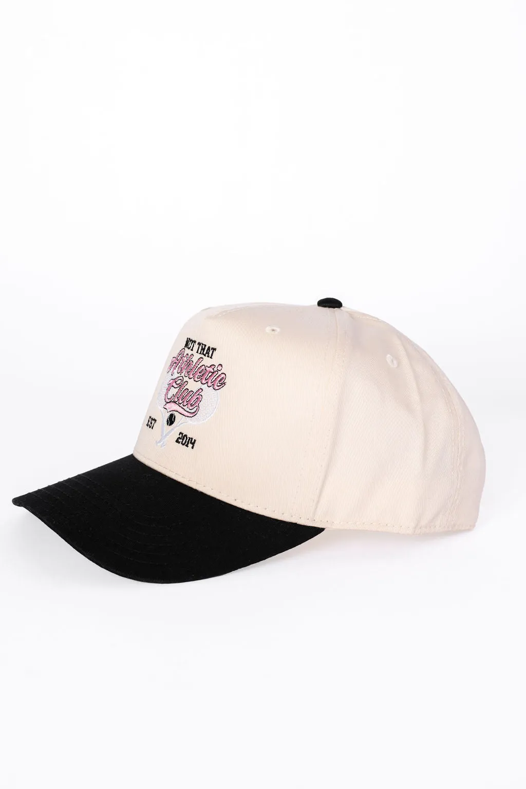 Not That Athletic Club Black and Natural Baseball Hat SALE sold by Pink Lily product image thumbnail 4