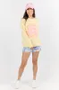 Living On The Bright Side Light Yellow Graphic Sweatshirt sold by Pink Lily
