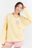 Can't Buy You Happiness But Can Buy Books Light Yellow Graphic Sweatshirt sold by Pink Lily