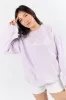 Beach Script Light Lilac Graphic Sweatshirt sold by Pink Lily