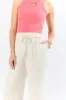 Full Sail Beige Linen Blend Pull On Pants FINAL SALE sold by Pink Lily