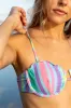 Everyday Fanta-Sea Multi Striped Print Bikini Top FINAL SALE sold by Pink Lily