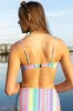 Everyday Fanta-Sea Multi Striped Print Bikini Top FINAL SALE sold by Pink Lily